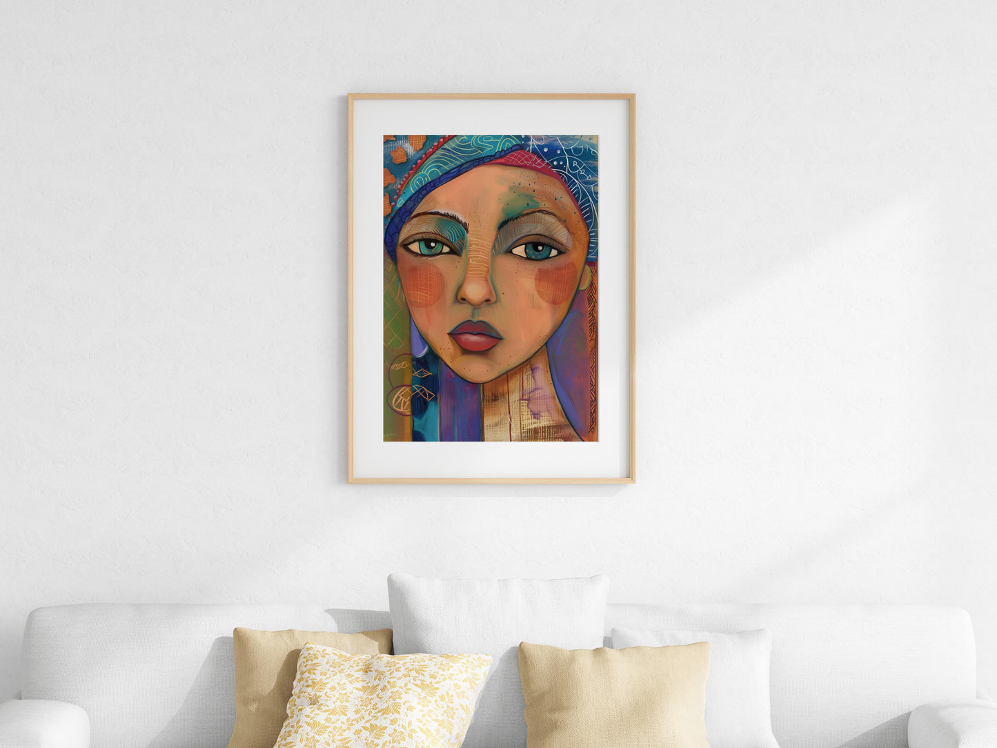 Soulful Encounter - The Portrait of Leila Abeni- Leila Abeni, Geometry, Design Principles, Stylization, Abstraction