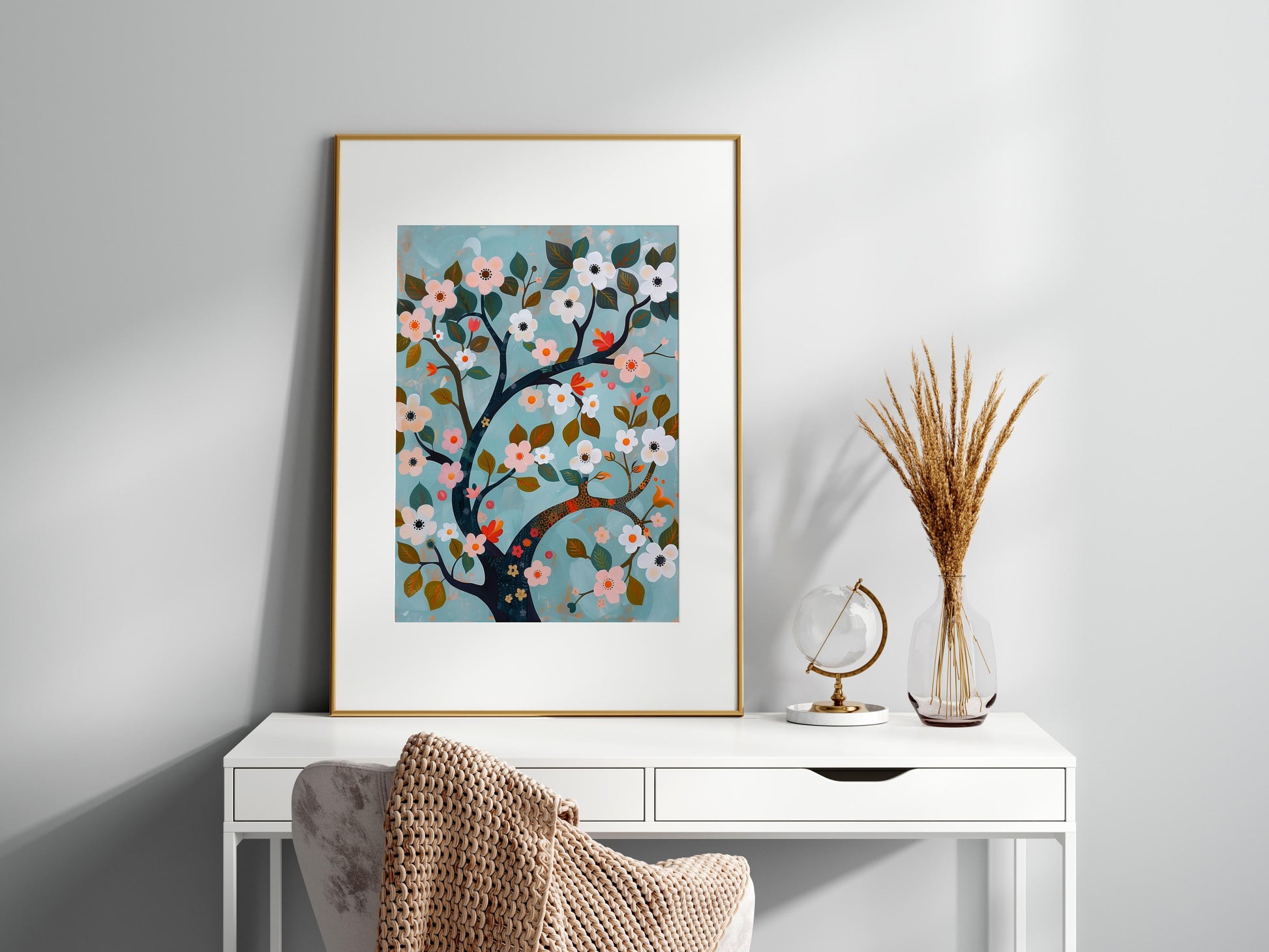 Spring Blossoms - A Tribute to Nature by Eloise Belmonte- pastel colors, botanical art, beaux-arts, harmonious, contemporary