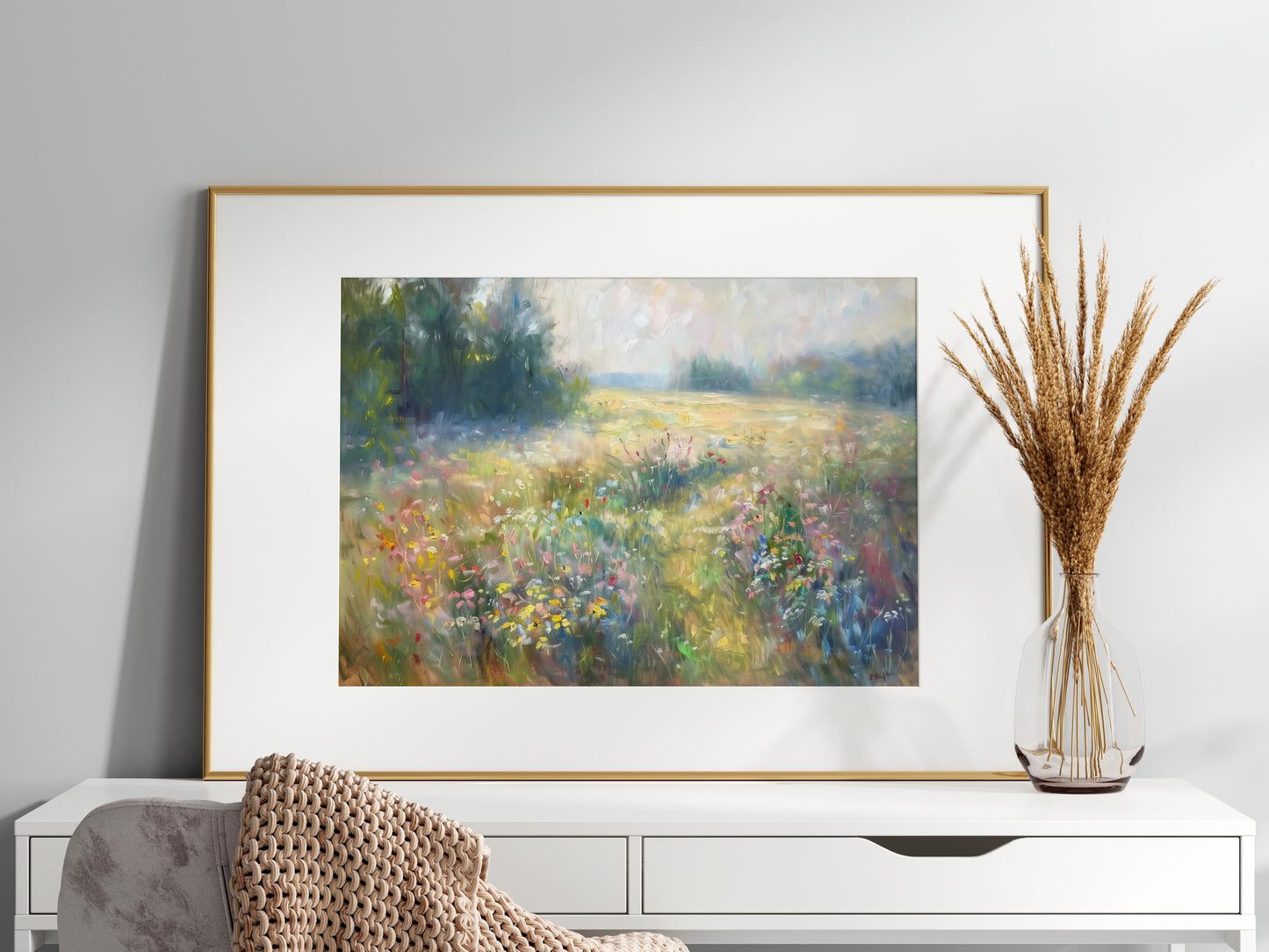 Summer Dance in the Light- Play of Light, Brushwork, Art Print, Iberian Landscape, Impressionism