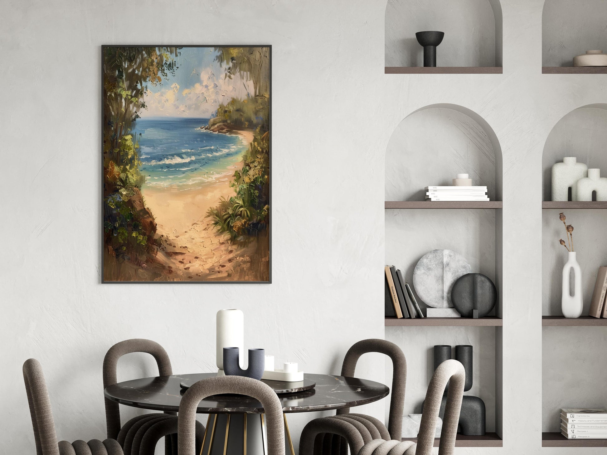 Hidden Coastal Idyll- coastal landscape, nature lover, Mexico, light and shadow, seclusion