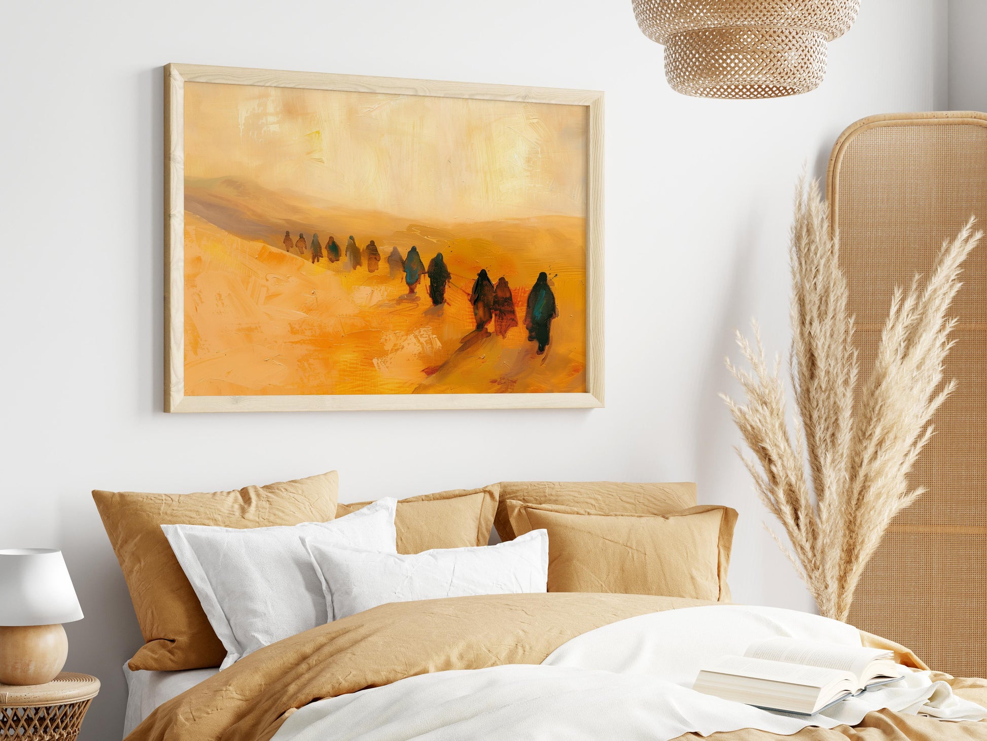 Echoes of the Nomads- Geometry, Earthy tones, Movement, Moroccan desert, Desert landscape