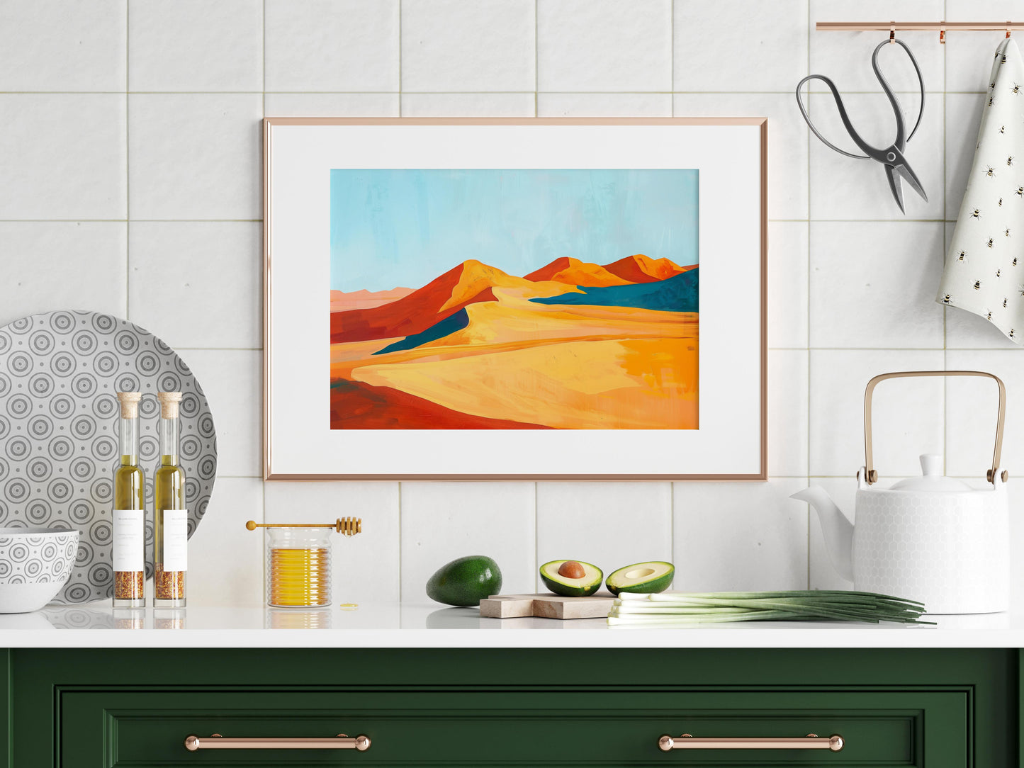 Impressions of the Sahara Desert- Dunes, Living room, Art print, Interior design, Collector's item