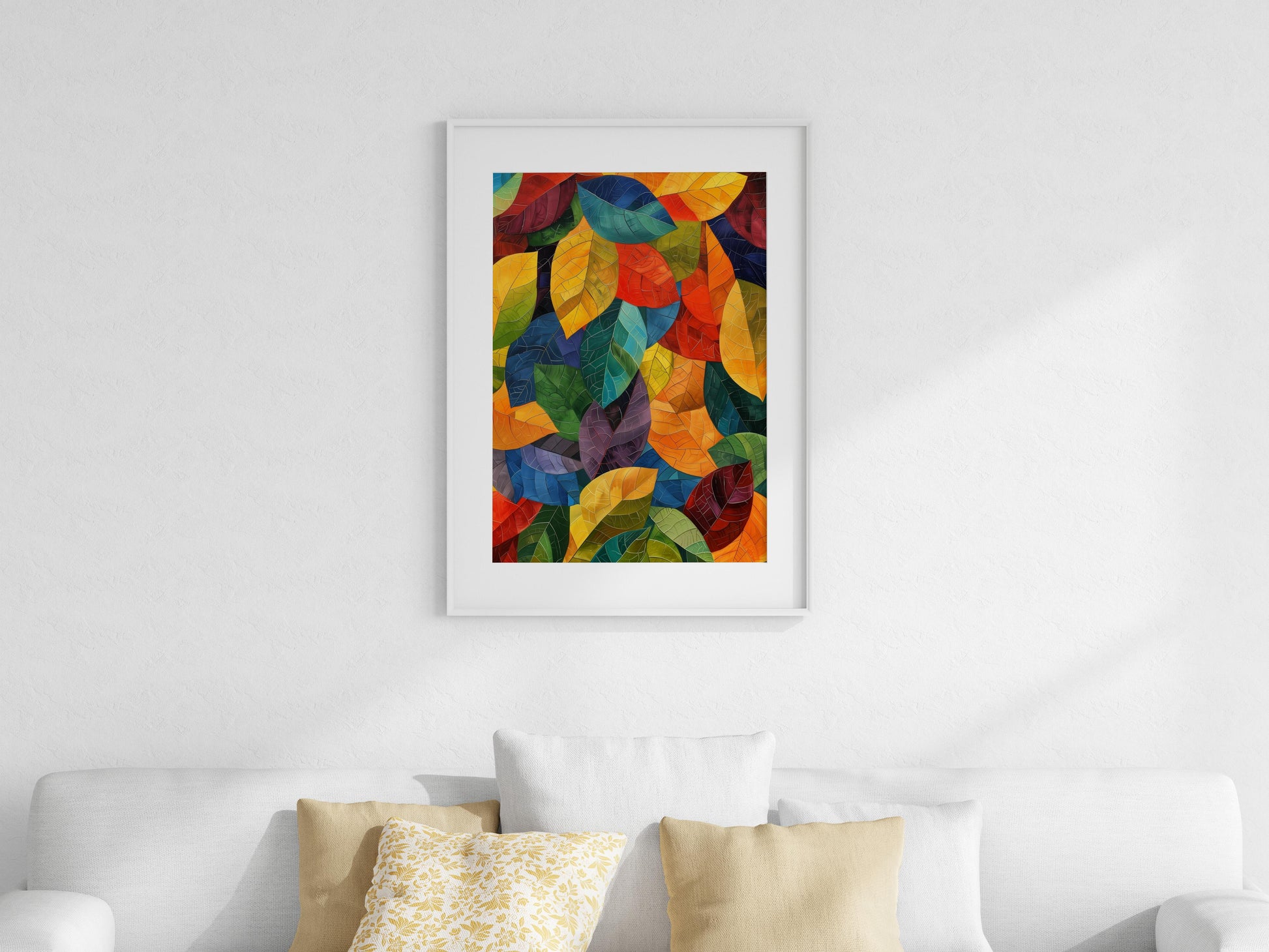 Mosaic of the Seasons- Realism, Foliage, Nature, Landscape, Interplay of Shadows