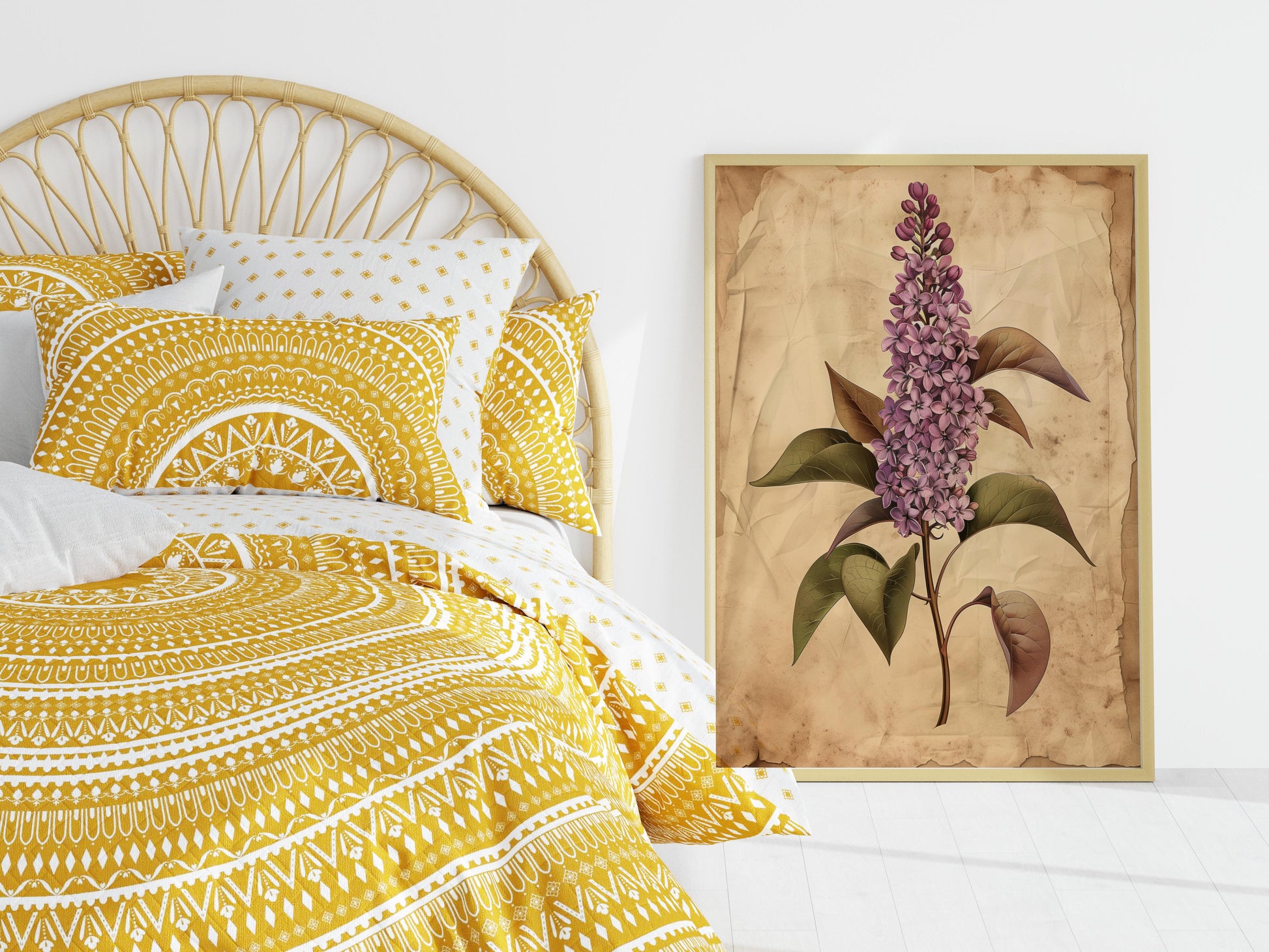 Ewiger Frühling: Lilac von Fiona Aisling- Lilac Blossom, Purple Lilac, Nature Illustration, Plants, Vintage