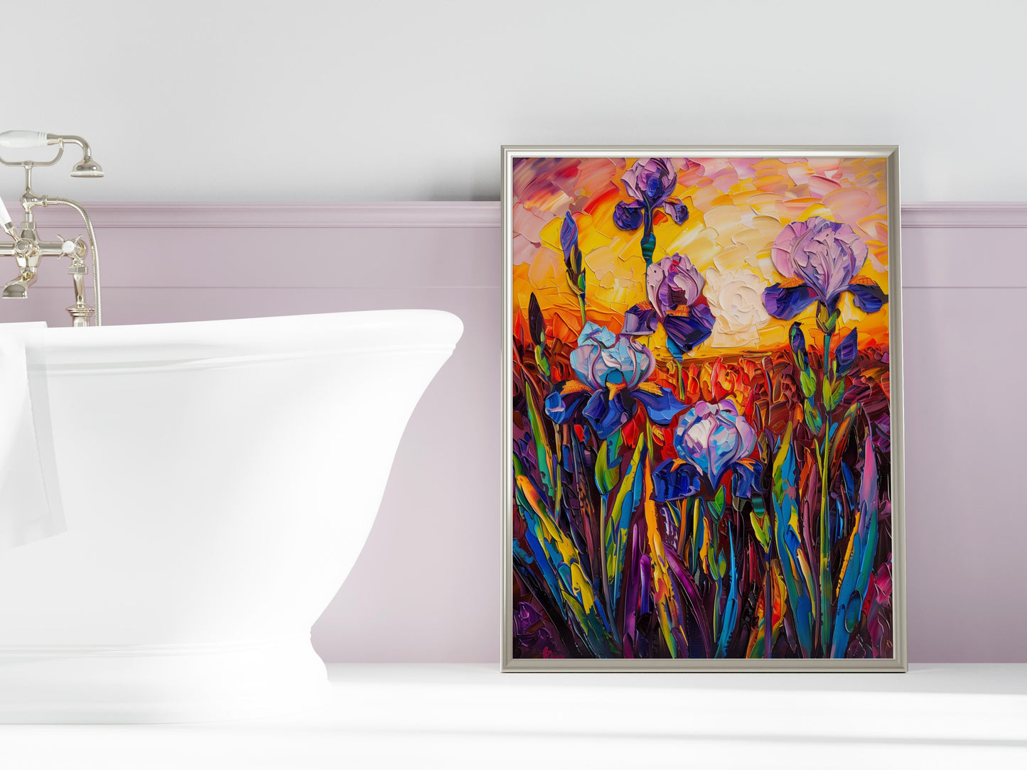 Vibrant Twilight- Expressive Art, Expressionism, Modern, Collectible, Vibrant Colors