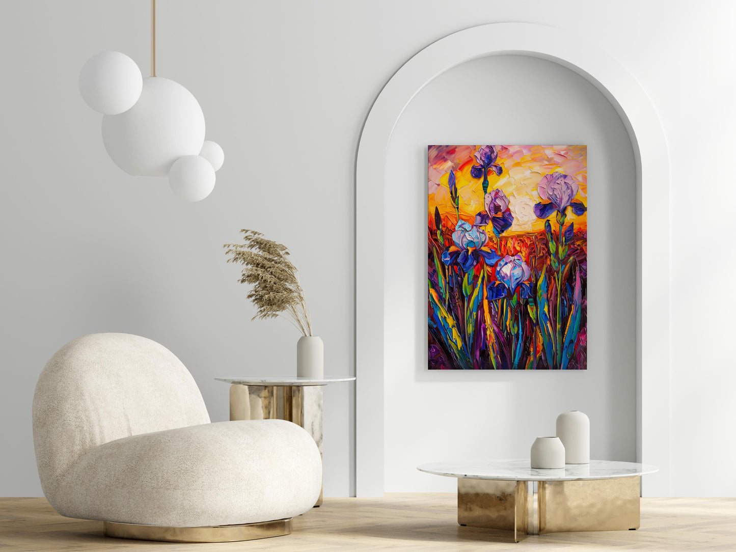 Vibrant Twilight- Art Collection, Collectible, Expressionism, Vibrant Colors, Wall Decor