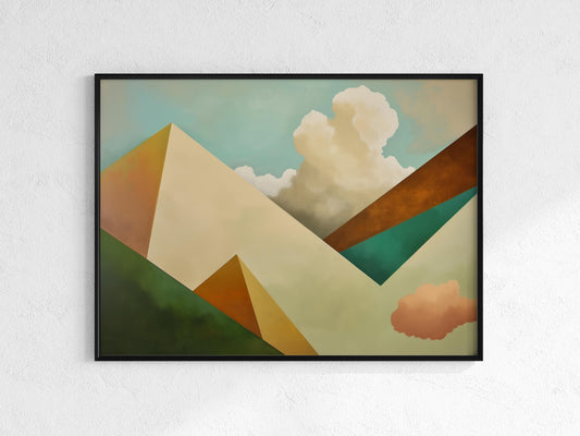 Geometric Horizons- Atmosphere, Geometry, Clouds, Calming, Serenity