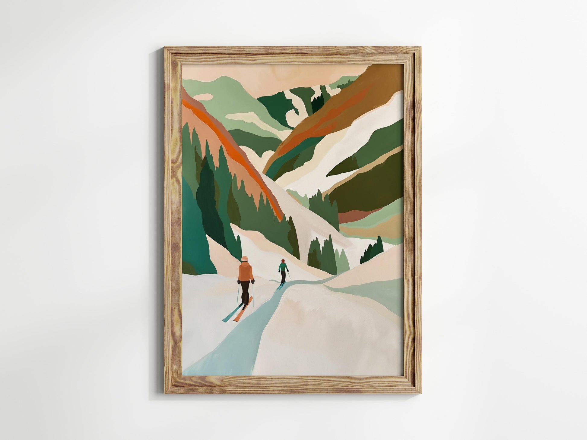 Ski Freedom in Sölden- Surrealism, Skiing, Alejandra Navarro, Nature, Modernism