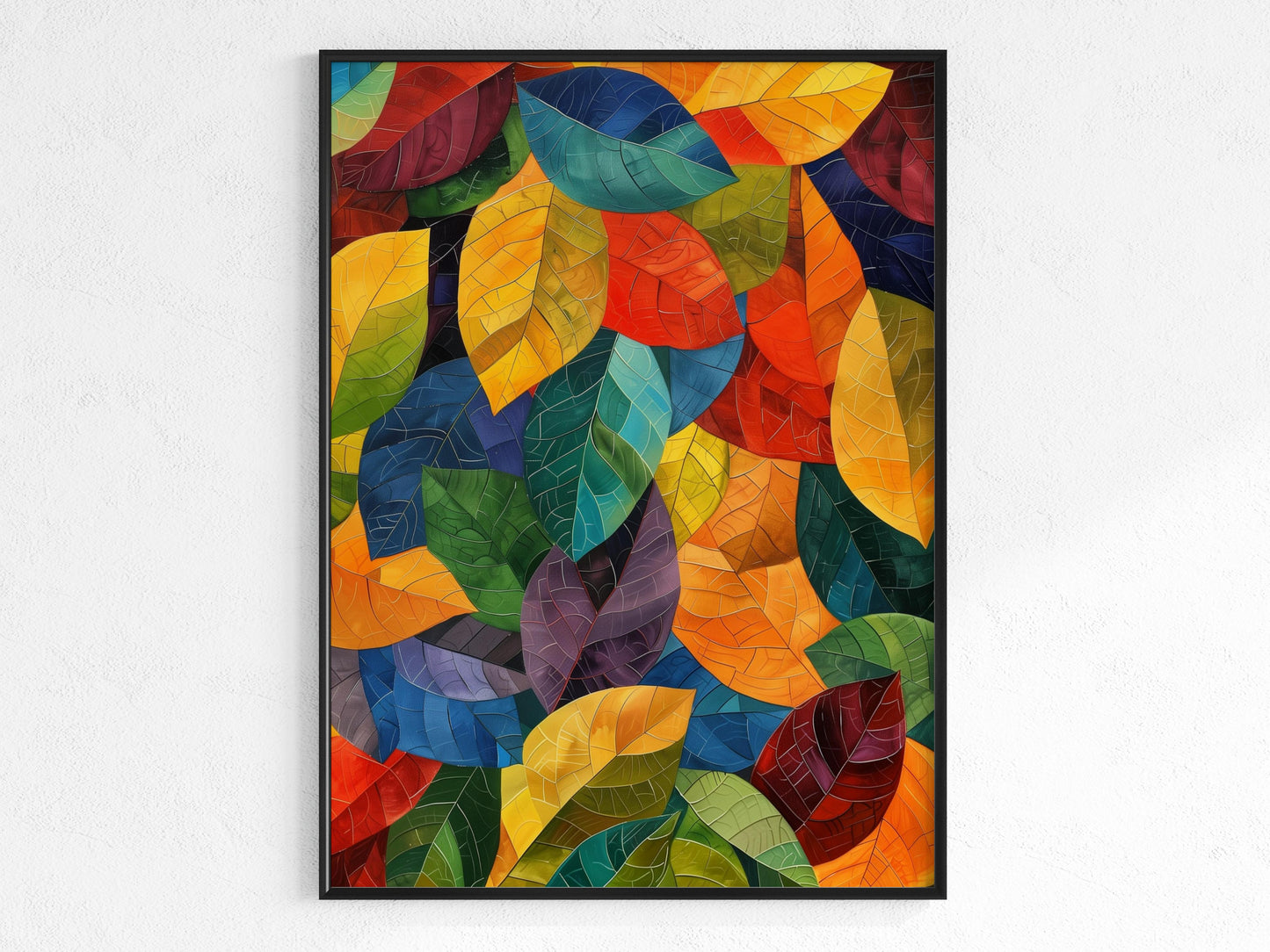 Mosaic of the Seasons- Seasons, Color Spectrum, Landscape, Still Life, Nature Art