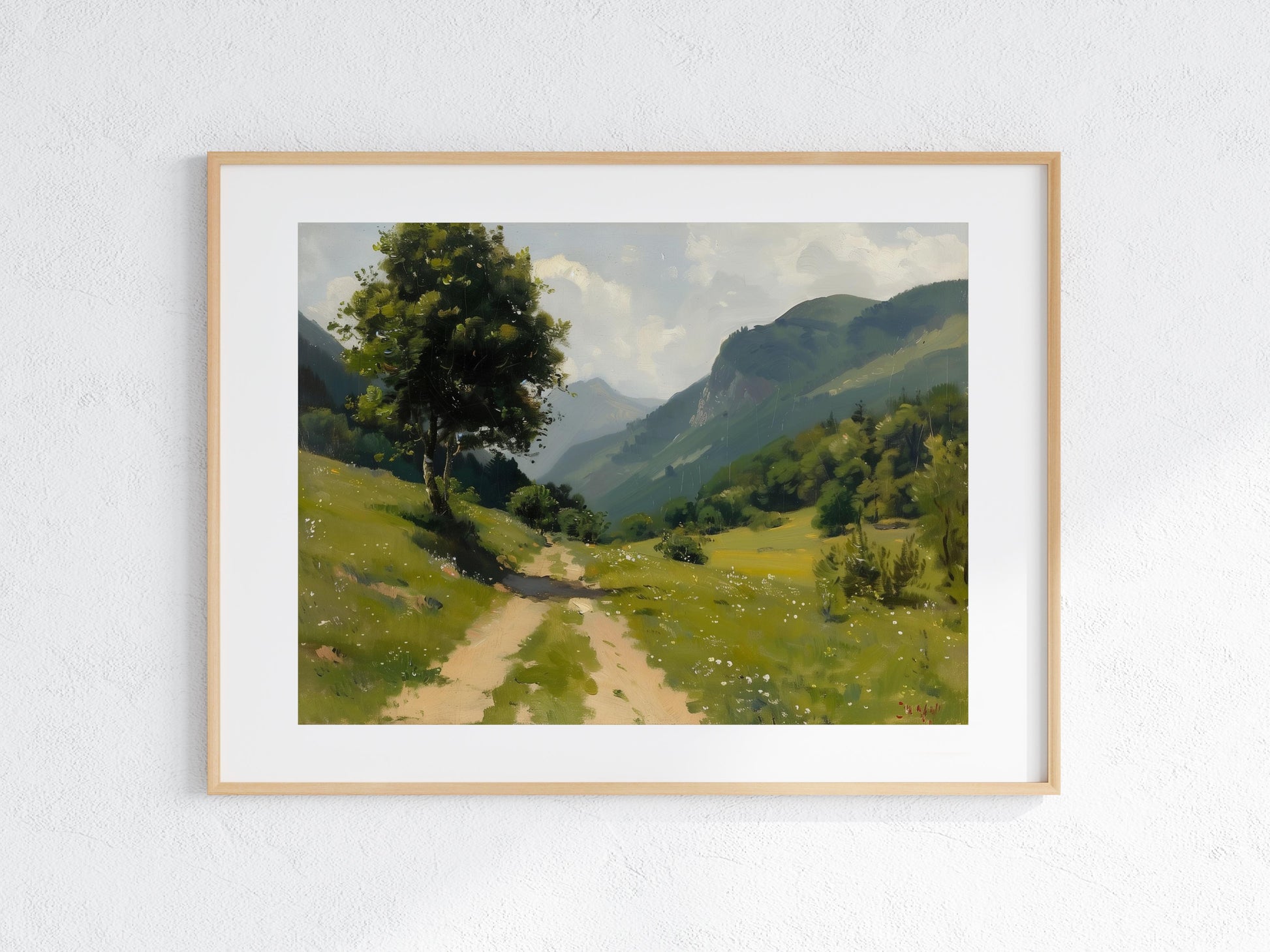 Sommerpfad durch die Karpaten- recreation, mountains, American Realism, hills, landscape